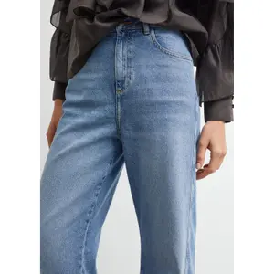Womens Asymmetrical Wide Leg Jeans COMMA Anna image-3