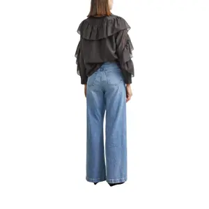 Womens Asymmetrical Wide Leg Jeans COMMA Anna image-5