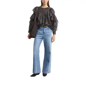 Womens Asymmetrical Wide Leg Jeans COMMA Anna image-6
