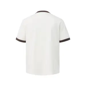 High-Quality Cotton T-Shirt with Contrast Cuffs Women COMMA image-1