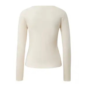 Semi-Sheer Long Sleeve T-Shirt Women COMMA image-1