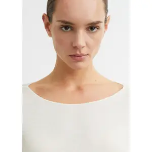 Semi-Sheer Long Sleeve T-Shirt Women COMMA image-3