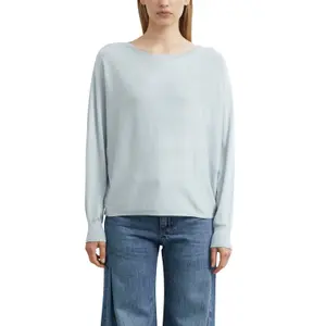 Women's Fine Knit Batwing Boat Neck Pullove COMMA image-2