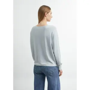 Women's Fine Knit Batwing Boat Neck Pullove COMMA image-4