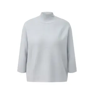 Women's Batwing Sleeve Fine Knit High Neck Sweater COMMA image-0