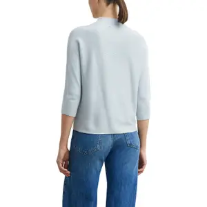 Women's Batwing Sleeve Fine Knit High Neck Sweater COMMA image-5