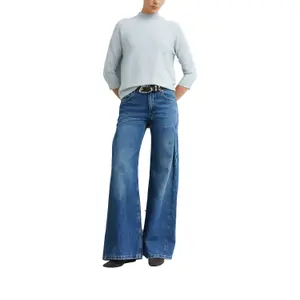 Women's Batwing Sleeve Fine Knit High Neck Sweater COMMA image-6