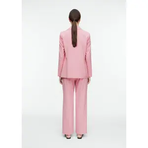 Fluid Straight Trousers in Mixed Viscose for Women COMMA image-2