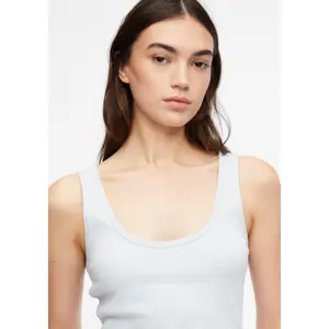 Women's ribbed tank top COMMA image-3