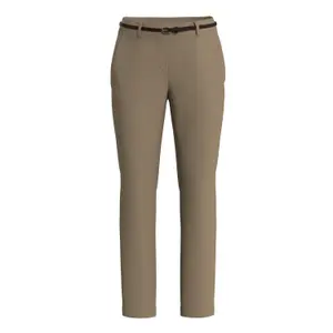Women’s Cropped Tapered Chino Suit Trousers COMMA image-0