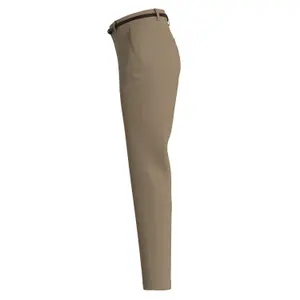 Women’s Cropped Tapered Chino Suit Trousers COMMA image-6