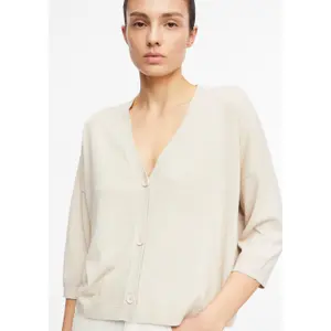 Short Fine Knit Cardigan for Women COMMA image-3