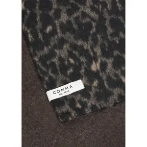 Double-Faced Jacquard Scarf for Women COMMA image-2