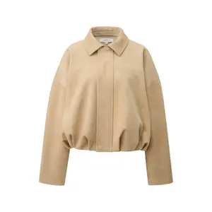 Short Velvet Effect Jacket Women COMMA image-0