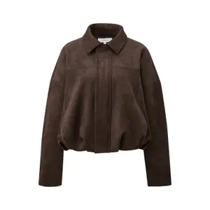 Short Velvet Effect Jacket Women COMMA image-0