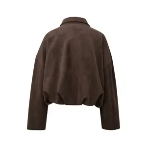 Short Velvet Effect Jacket Women COMMA image-1