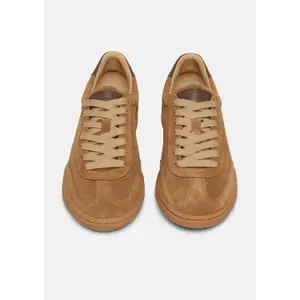 Zapatos de cuero de gamuza con suela natural mujer COMMA image-3