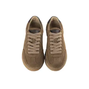 Zapatos de cuero de gamuza con suela natural mujer COMMA image-6