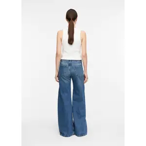 Mid-Rise Tapered Five-Pocket Jeans for Women COMMA image-4