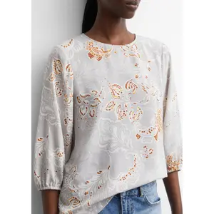 Women's All-Over Print Blouse COMMA image-3