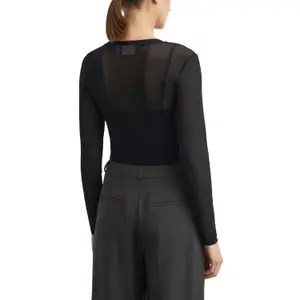 Women's Long Sleeve Knit T-Shirt COMMA image-5