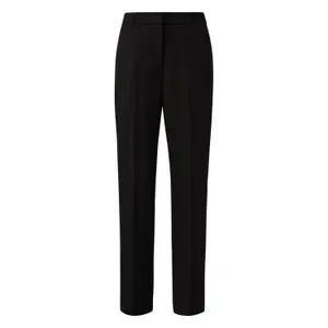 Fluid Straight Trousers in Mixed Viscose for Women COMMA image-0