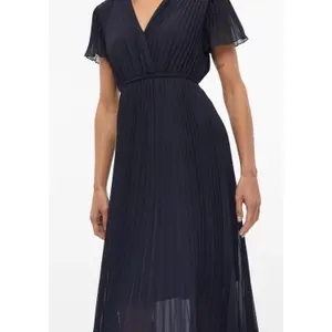 Pleated dress for women COMMA image-1