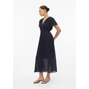 Pleated dress for women COMMA image-5