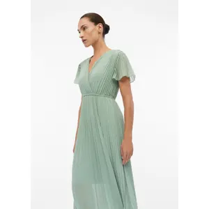 Pleated dress for women COMMA image-1
