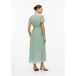 Pleated dress for women COMMA image-2