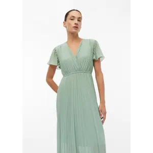 Pleated dress for women COMMA image-5