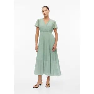 Pleated dress for women COMMA image-6