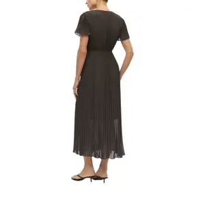 Pleated dress for women COMMA image-3