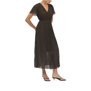 Pleated dress for women COMMA image-4