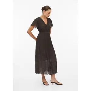 Pleated dress for women COMMA image-5