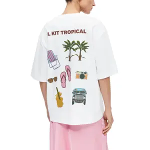 Women's oversized T-shirt COMMA image-3