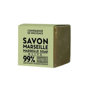 Cubo di sapone di Marsiglia oliva Compagnie de Provence 400 g image-0