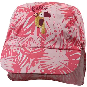 Children's pink leaf cap Complement Europe image-0