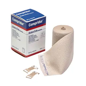 d6171-kurze-dehnbare-bandage-compridur-weiss-8-cm-x-5-m
