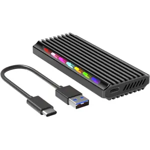 Custodia esterna per disco rigido SSD USB 3.2 Connectland S-ATA/NVMe M.2 Type 2280