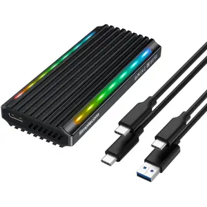 Custodia esterna per disco rigido SSD USB 3.2 Connectland S-ATA/NVMe M.2 Type 2280 image-1