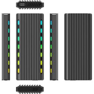 Boîtier externe pour disque dur SSD USB 3.1 - NVMe M.2 Type 2280 LED Connectland image-1