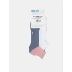 Ultra-Low Rise Cotton Socks for Women Conte Elegant Active image-1