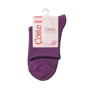 Viscose Socks for Women Conte Elegant Classic (lurex, without elastic) image-2