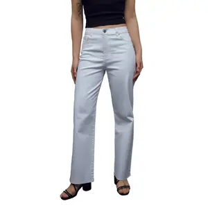 Wide Leg Women's Jeans Conte Elegant Con-419 image-0
