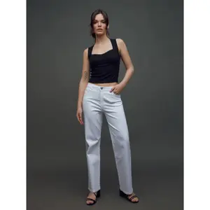 Wide Leg Women's Jeans Conte Elegant Con-419 image-3