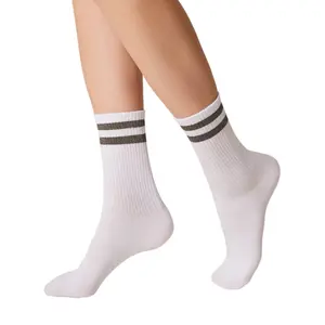 Cotton Socks with Bright Lurex Stripes Women Conte Elegant Active image-0