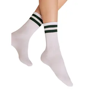 Cotton Socks with Bright Lurex Stripes Women Conte Elegant Active image-0