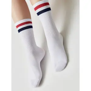 Cotton Socks with Bright Lurex Stripes Women Conte Elegant Active image-1