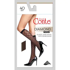 Women's knee-high socks Conte Elegant Diamond image-2